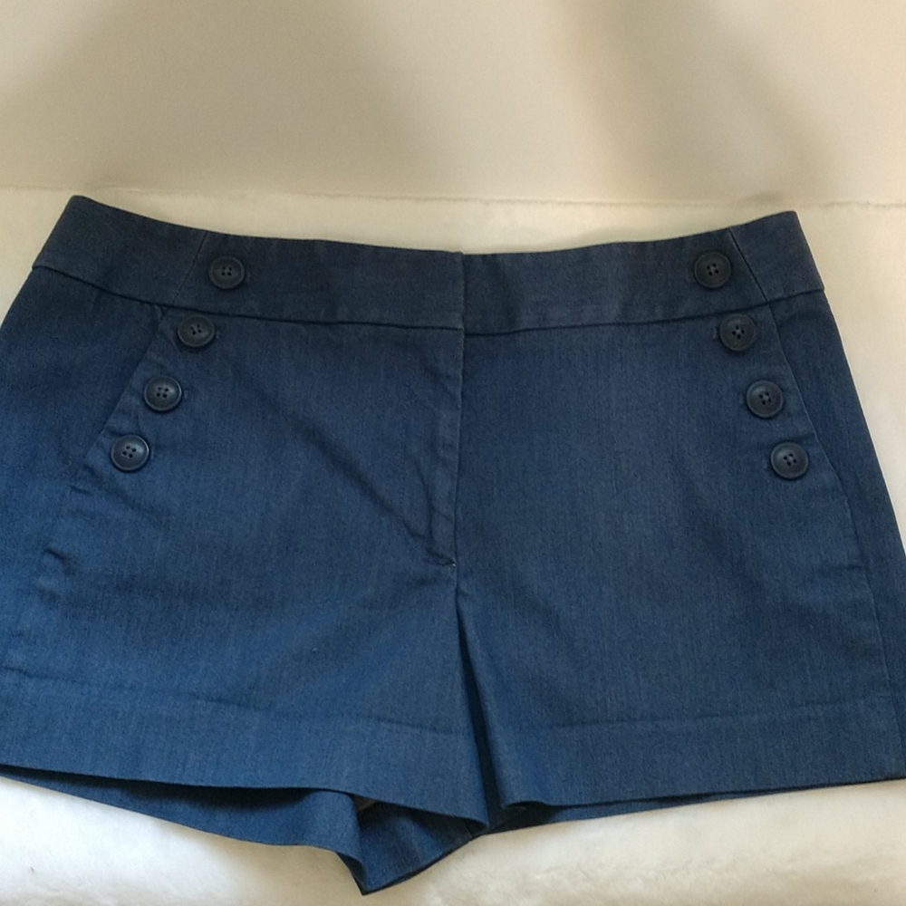 Blue Loft Riviera Shorts W/ Button Detail sz 12